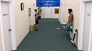 yo, check how I ended my first college day in Being a Dik 08!