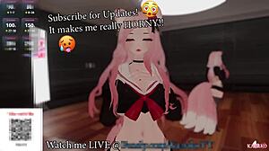 Kanako moans while squirting for chat, so cute! 😻