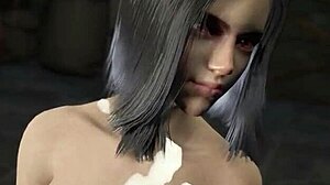 medieval bernadette strips and takes every guard's cock