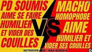 French Master Dominates Weak Gay Sub!