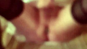 Passive Gay Fucks Toy in Ass and Jerks Off Hard