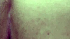 Hidden Camera Catches Mature Latina in Hotel Bathroom