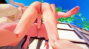 naruto hentai tsunade senju and kushina uzumaki engage in intense threesome sex with you