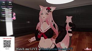 Kanako moans while squirting for chat, so cute! 😻