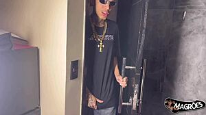 this young brazilian takes two cocks in my hole at once