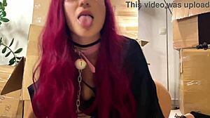 hot teen moans during ass licking and blowjob.