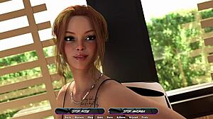 Horny Busty Redhead Roommate Fucks in Dorm 3D Game