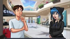 Summertime saga episode 153 with cartoon teens 😊