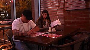 I sucked a guy in cafe before he drilled me