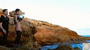 tied boxer spanked hard before rimming dom by balearic sea