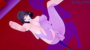 Jane Doe和Belle Rin的狂野动漫性爱场景