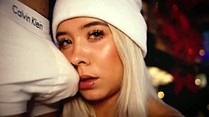 Cute chubby Latina tests her friend’s cock on horny webcam coed show