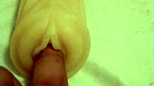 Playing Hard with Artificial Pussy Toy