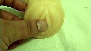 Playing Hard with Artificial Pussy Toy