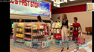 Stepmom and wife in erotic game play