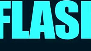 amateur redhead takes risks in public outdoor settings