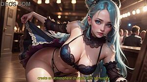 18yo nurse suki assfucked hard. covered in cum in ai visual novel! 😱