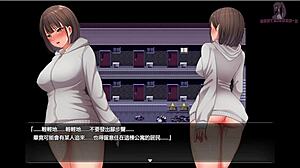 night walk 7: hiding in apartment corridor for secret masturbation, climaxing undetected feels thrilling.