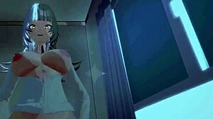 Your goth girlfriend rides you hard in cowgirl style under the moonlight. It's a wild POV experience!