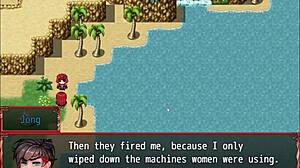 Best friend flashes tits in harem hentai game, making him cum twice.