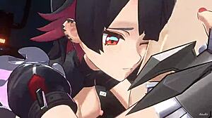 无脑动漫骚货中出狂欢