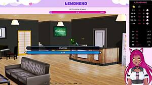 Hey, join Vtuber LewdNeko for steamy maid action in Harem Hotel!