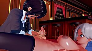 3D hentai with big assets in futa action