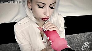 overwatch ashe takes huge dildo in hardcore cosplay