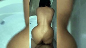 Step-Nephew Pounds Ass in Bathtub!