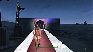 exploring fallout 4 fashion with cyberpunk 2077 vibes in anime hentai style