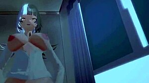 Your goth girlfriend rides you hard in cowgirl style under the moonlight. It's a wild POV experience!