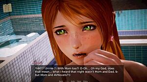 I-I explore the academy 221 in this hentai anime game