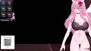 Yo, KanakoVT plays Karryn's Prison, catgirl pussy teased nonstop