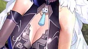 Yelan From Genshin Impact In Steamy Hentai Scene