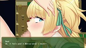 i can't believe monica's wild gangbang in this hentai game