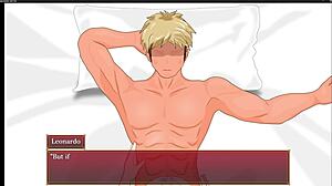 Anime blowjob action with a silver bullet theme