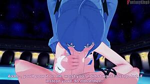 roxy begs eris to fuck her by the pool in mushoku tensei hentai