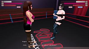 nagini vs julia in kinky fight club 😈