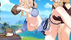 Naughty secretary sucks boss cock on zoom meeting for mouthful of cum!