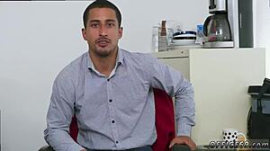 Straight guy tries gay sex for the first time to earn bonus