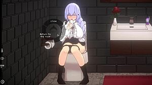 uhh, fun on sofa with toilet doll room ep 2