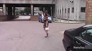 Kaz's Big Tits and Boobs in Steamy Lesbian Kiss