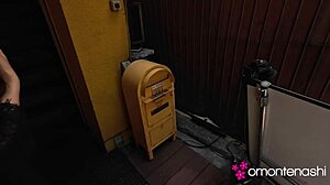 Man, negotiating with this hot bar owner for porn was wild—check her stunning breasts and threesome creampie! 😍