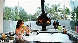 hey, watch this big tits milf masturbate in bathroom?