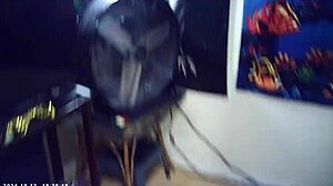 Behind the Scene Porn Shoot with Glasses Cam Maxxx Loadz vs Azn Blonde in Doggy