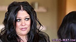 Damn! Watch This Angelic Teen Get Licked and Fingered by Her Girl Group!