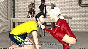 Let's play femdom police with humiliation and control in the game