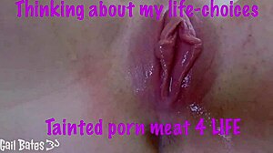 Gail Bates regrets choices in kinky slave roleplay with big tits