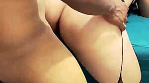 my wife gets so hot wearing sexy lingerie, turning our night into passionate bdsm play