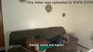 squirter moans loudly during back to back orgasms